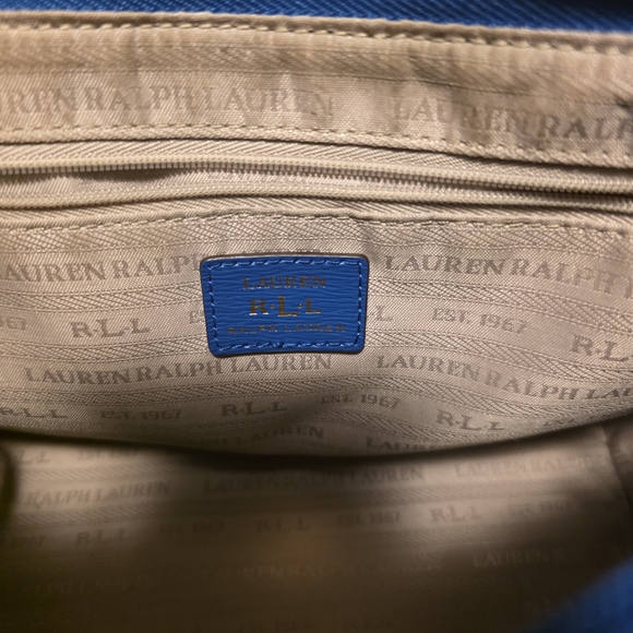 Ralph Lauren Vibrant Blue Satchel - Picture 6 of 8